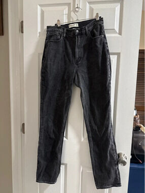 Women’s black curve love size 8L Abercrombie, jean